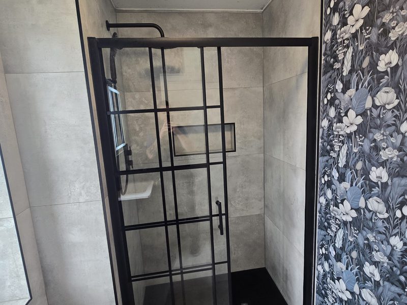Walk-in shower installation